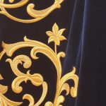 Manto para la Virgen de la Soledad Ondara detalles