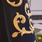 Manto para la Virgen de la Soledad Ondara detras