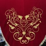 detalles manto virgen preciosisima sangre gandia